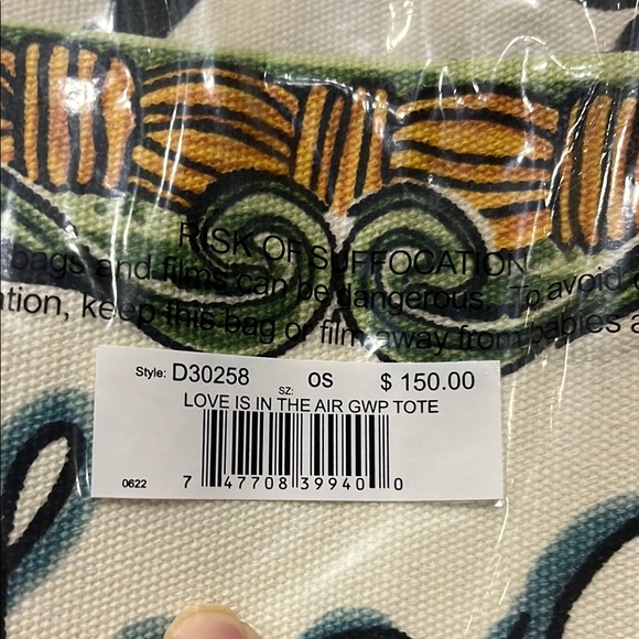 New In Bag Brighton Love is in the Air Tote - NIB - Picture 5 of 5